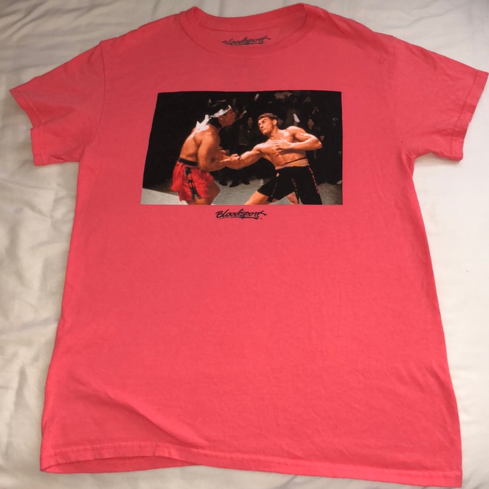 🔥PACSUN SALMON BLOODSPORT GRAPHIC TEE!!!